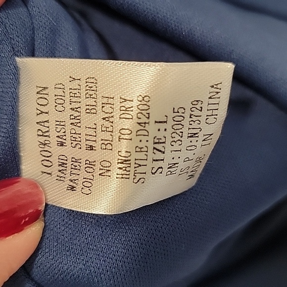 Floral Boho Entro Swing Dress Cut Out Back Size Large NWT - Picture 5 of 7